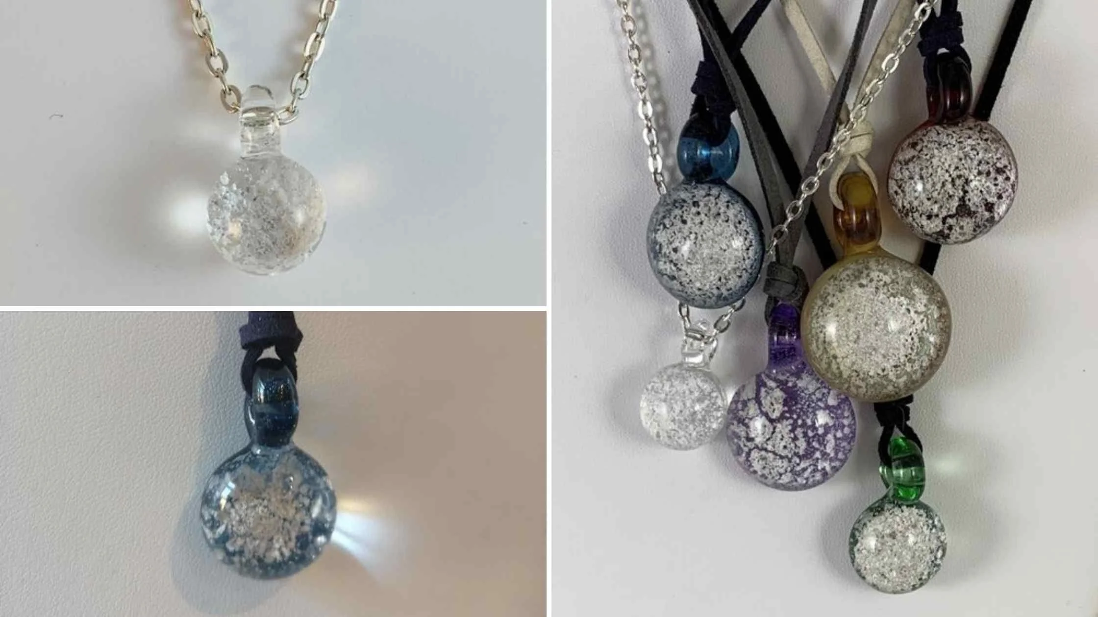 Cremation ashes made into best sale jewelry